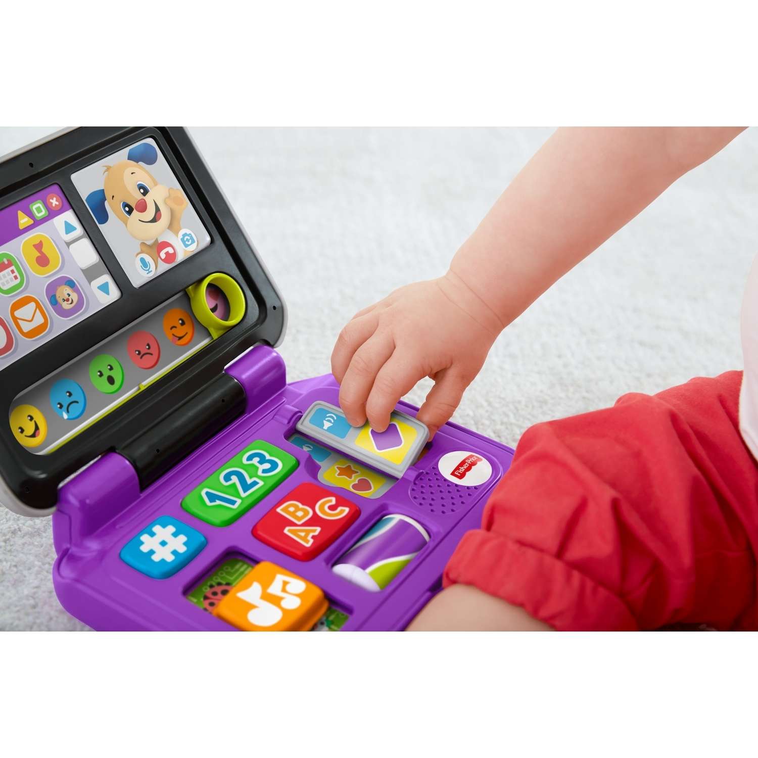 Игрушка Fisher Price Смейся и учись Ноутбук ученого щенка FXK38 - фото 8