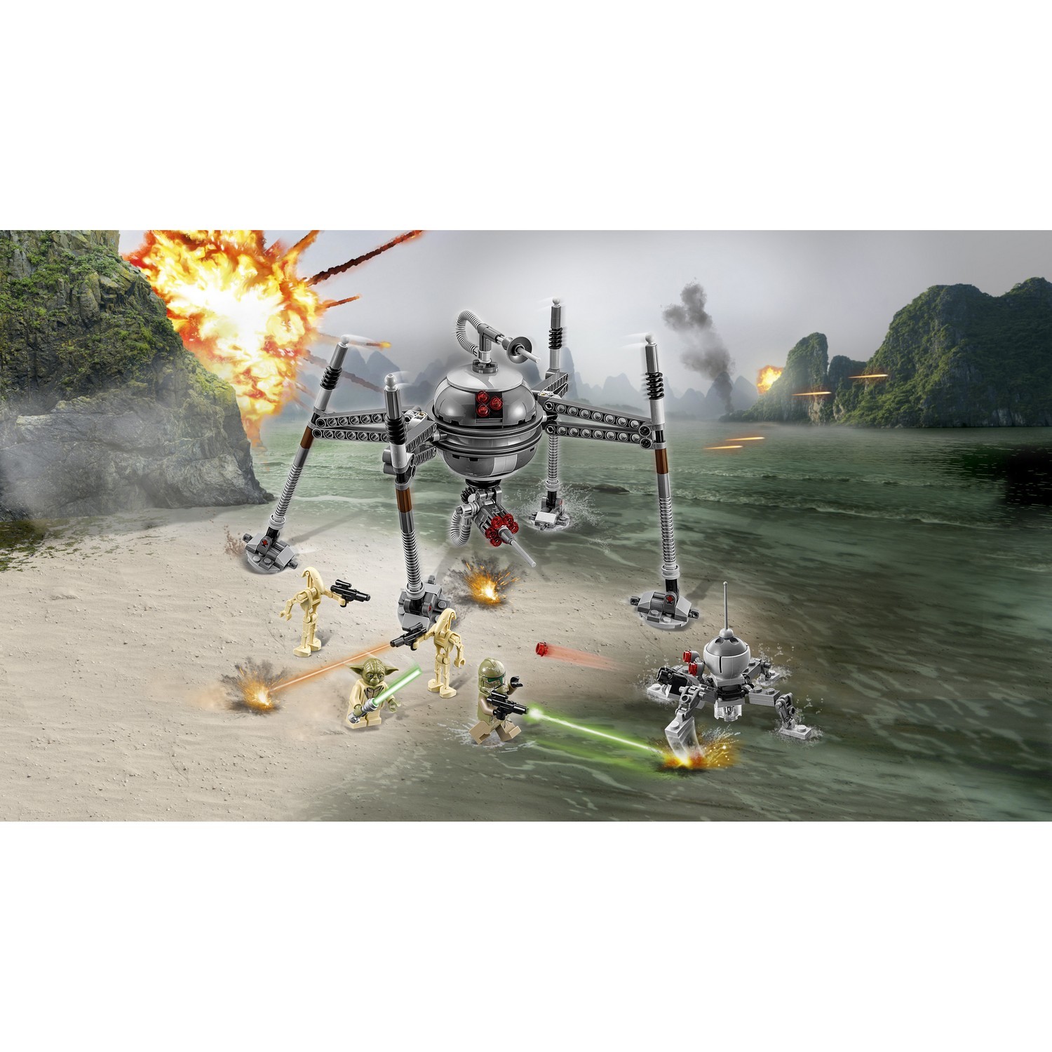 Конструктор LEGO Star Wars Самонаводящийся дроид-паук блочный - фото 5