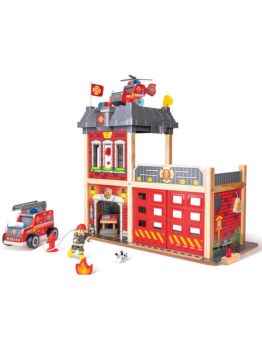 Игрушка Hape Пожарный (инструменты, экипировка) - фото 11