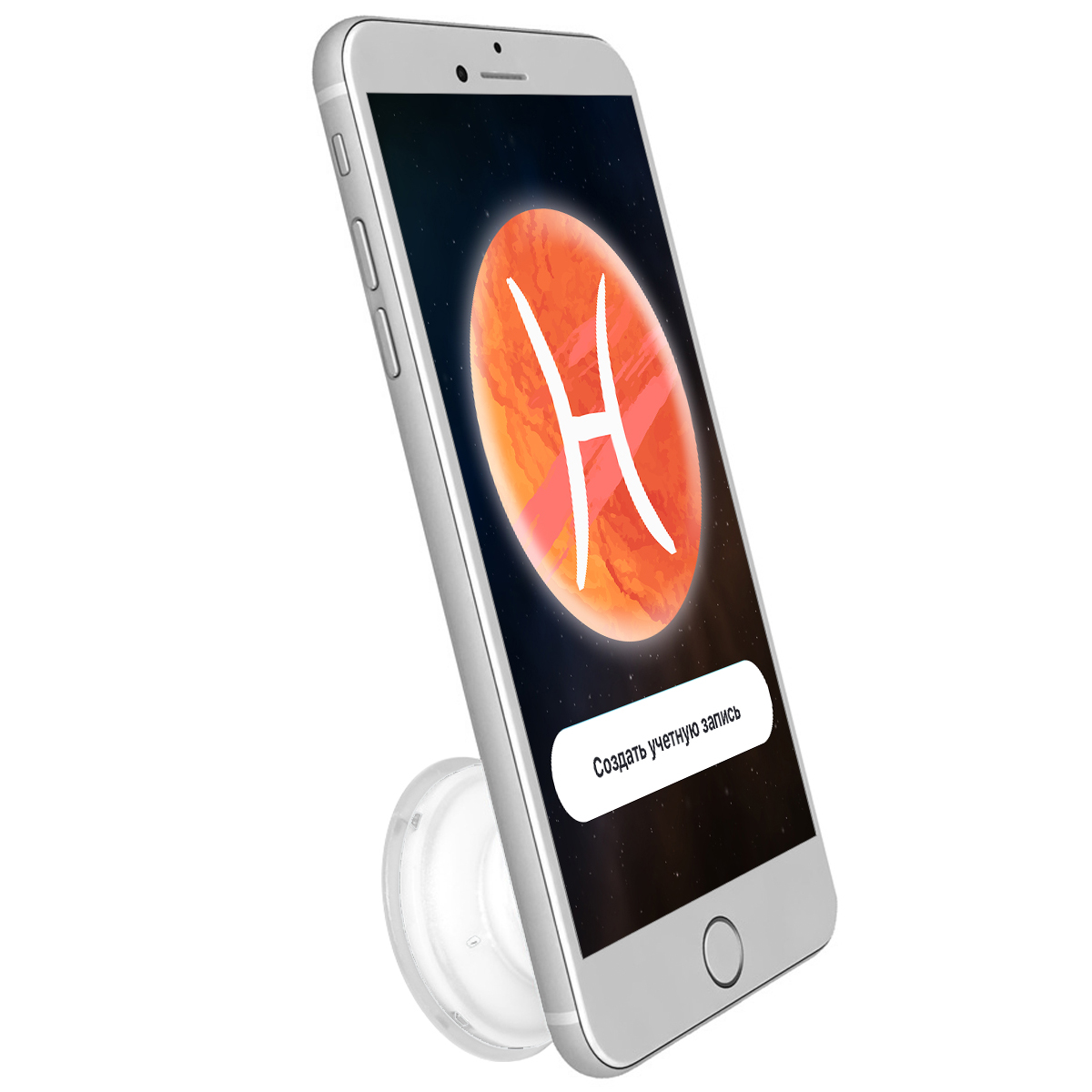 Держатель для телефона Krutoff Попсокет Знак Зодиака Рыбы - фото 4