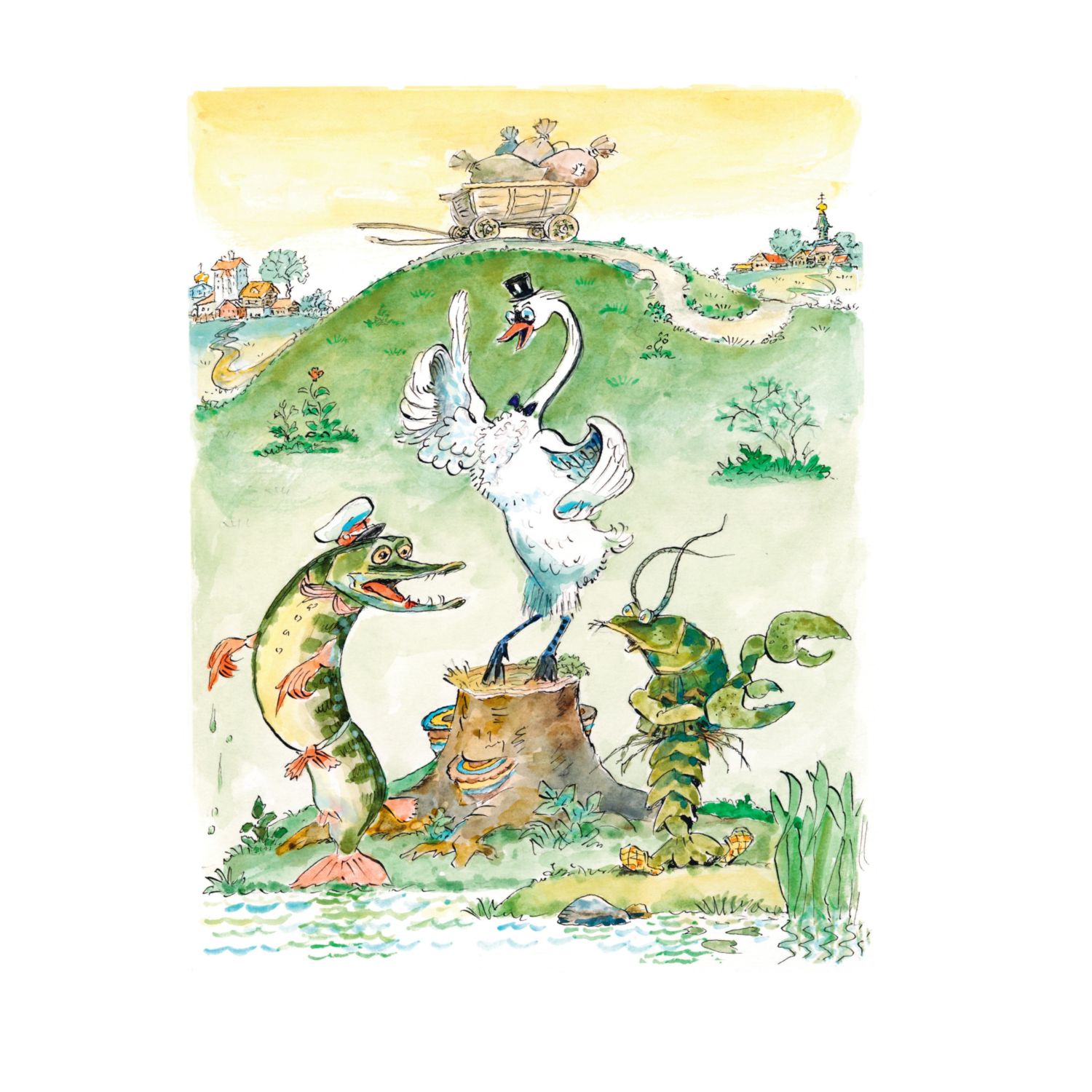 Книга Эксмо Басни иллюстрации Елисеева - фото 5