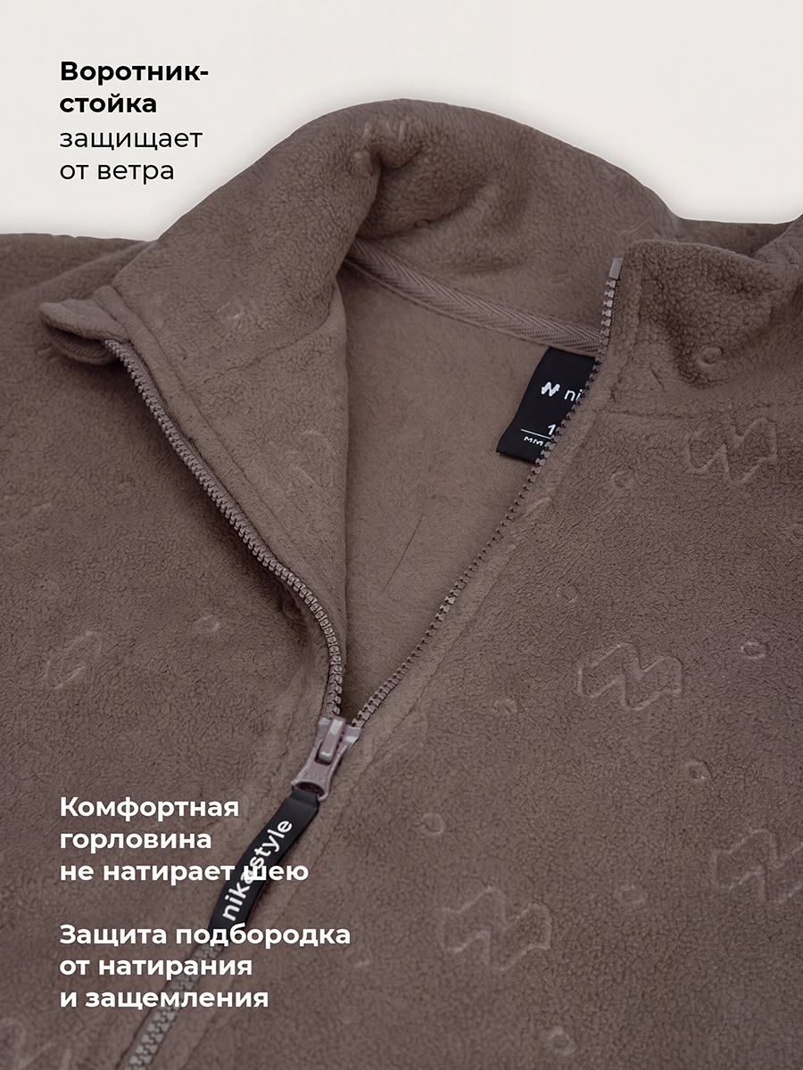 Толстовка NIKASTYLE 4т40326 кофе - фото 6