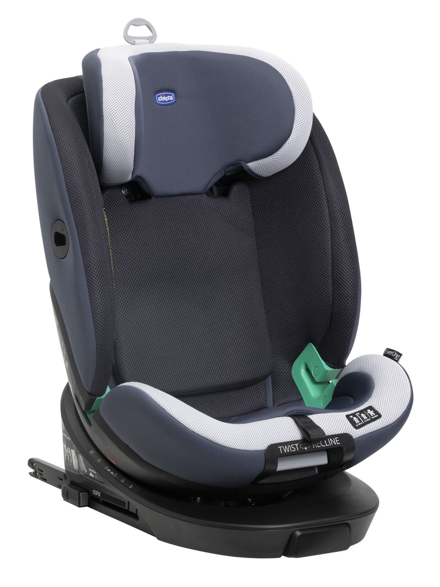 Автокресло Chicco Isofix 0+/1/2/3 (0-36 кг) синий - фото 1