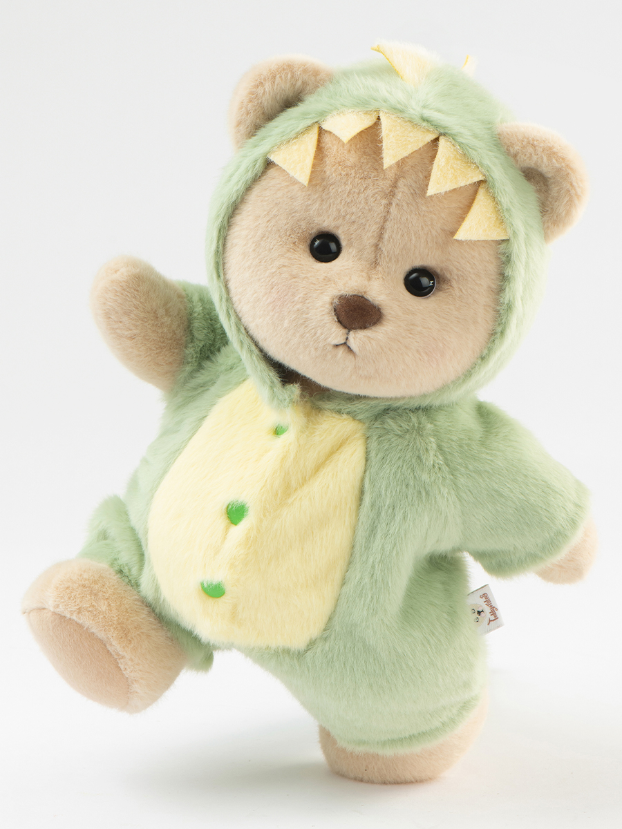 Изображение товара Мягкая игрушка TeddyTales Медведь костюм Динозавра M