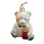 Ёлочное украшение Магия праздника Мишка с подарком 11 см