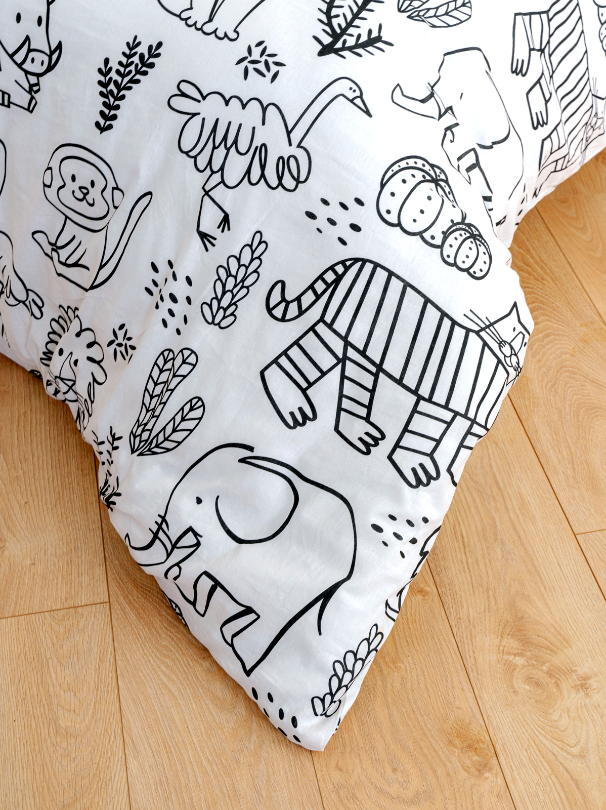 Комплект постельного белья Павлинка Звери полутораспальный - фото 13