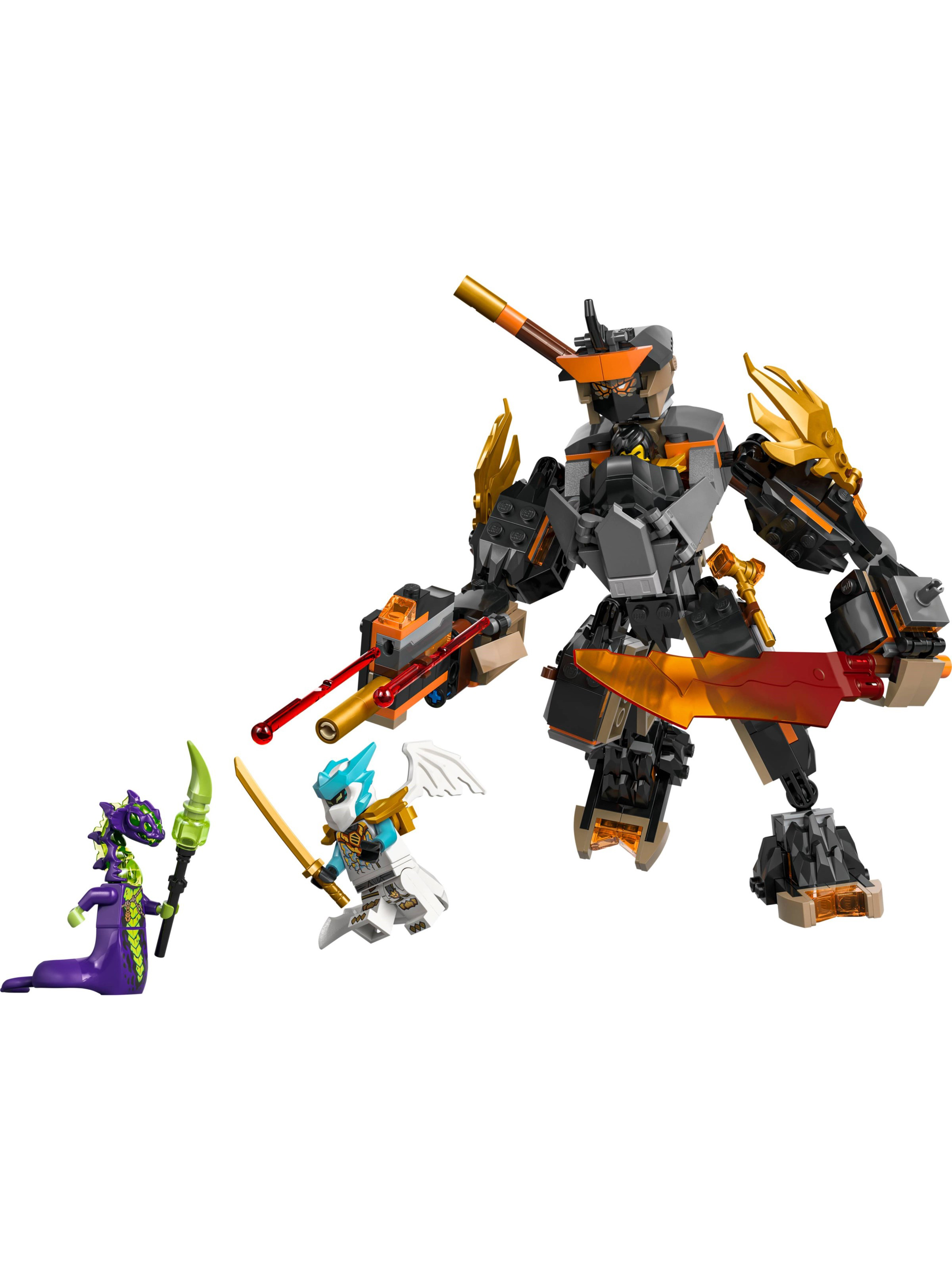 Конструктор LEGO NINJAGO мех Коула и Дракон Зейн 364 дет. - фото 9