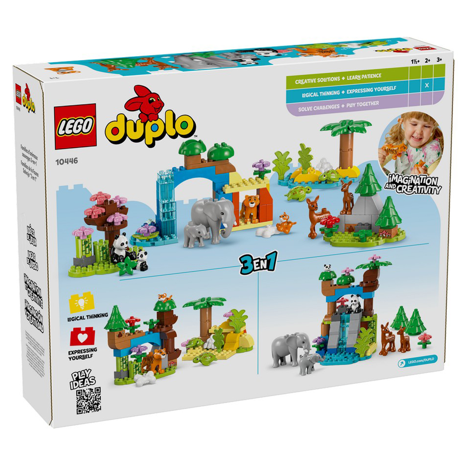 Конструктор LEGO DUPLO Семейства диких животных 92 дет. - фото 10