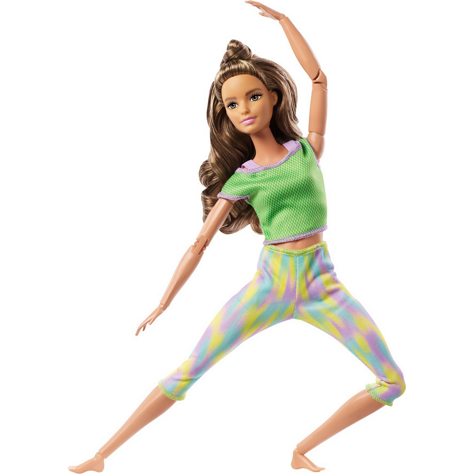 Кукла модельная Barbie Made to move Йога GXF05 - фото 7