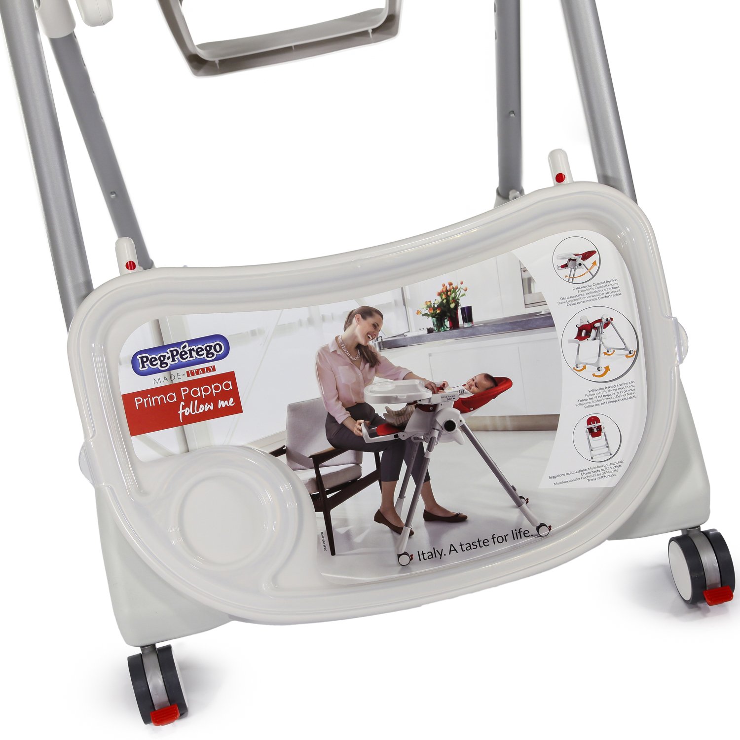 Стульчик для кормления Peg-Perego Paloma бежевый - фото 4