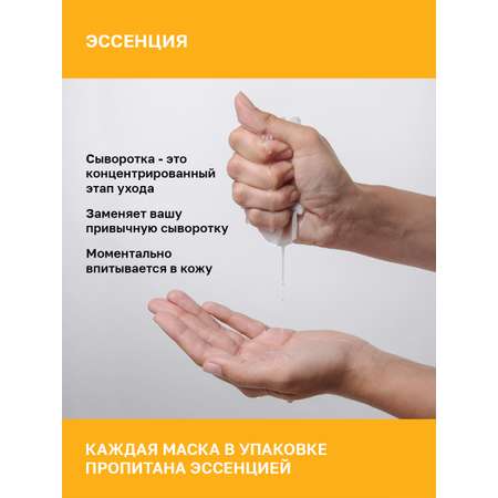 Маска тканевая NAME SKIN CARE с Ниацинамидом и Витамином C 30 шт.
