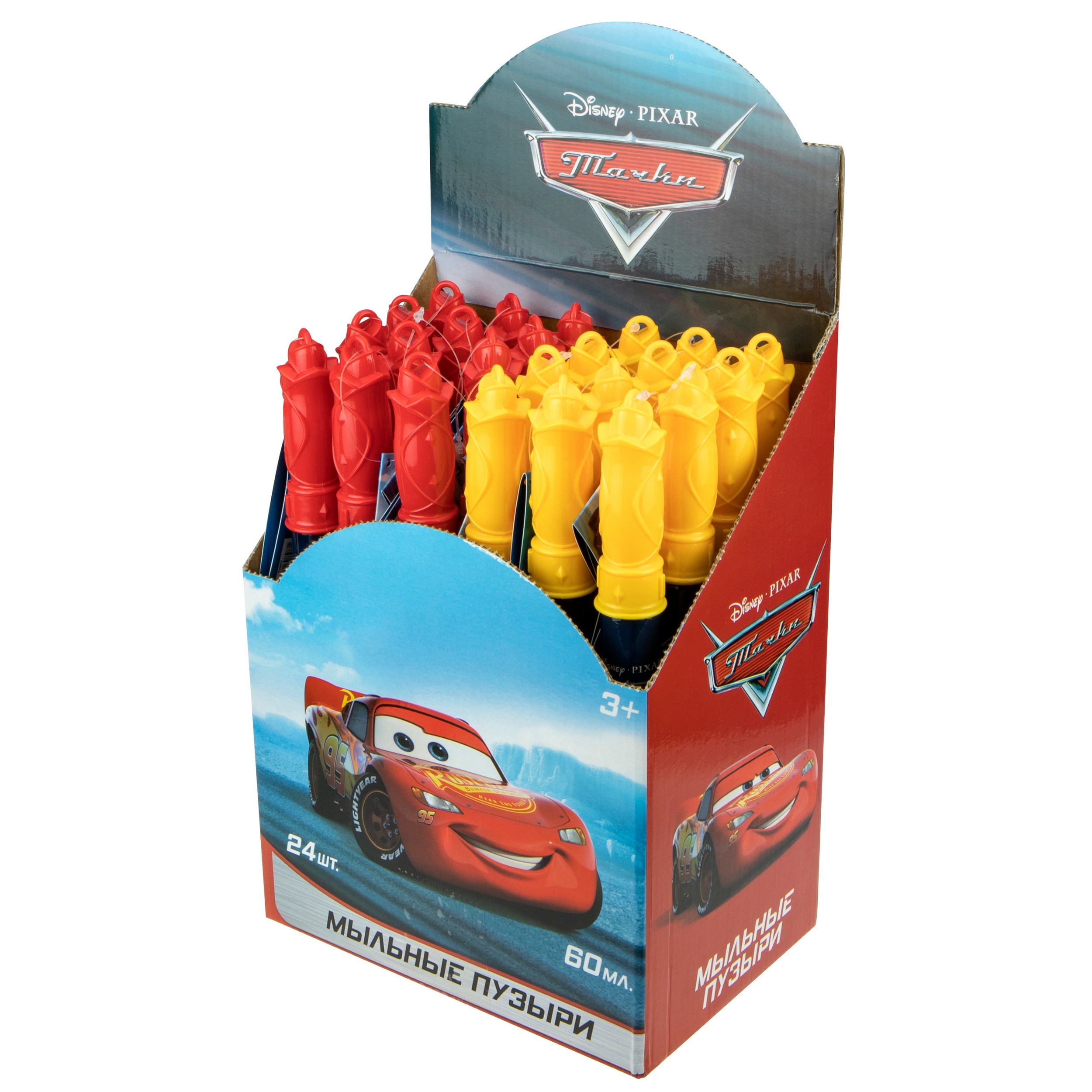 Мыльные пузыри 1TOY Тачки в ассортименте - фото 4