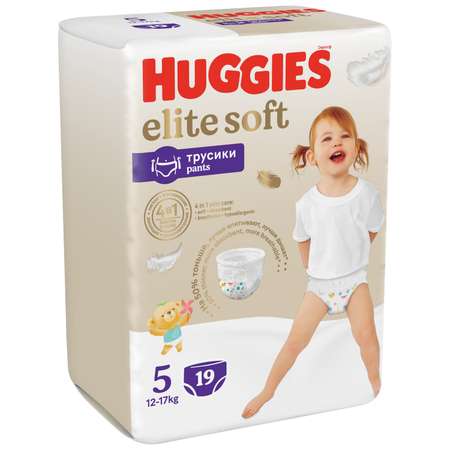 Трусики Huggies Elite Soft 5 (12-17 кг) 19 шт.