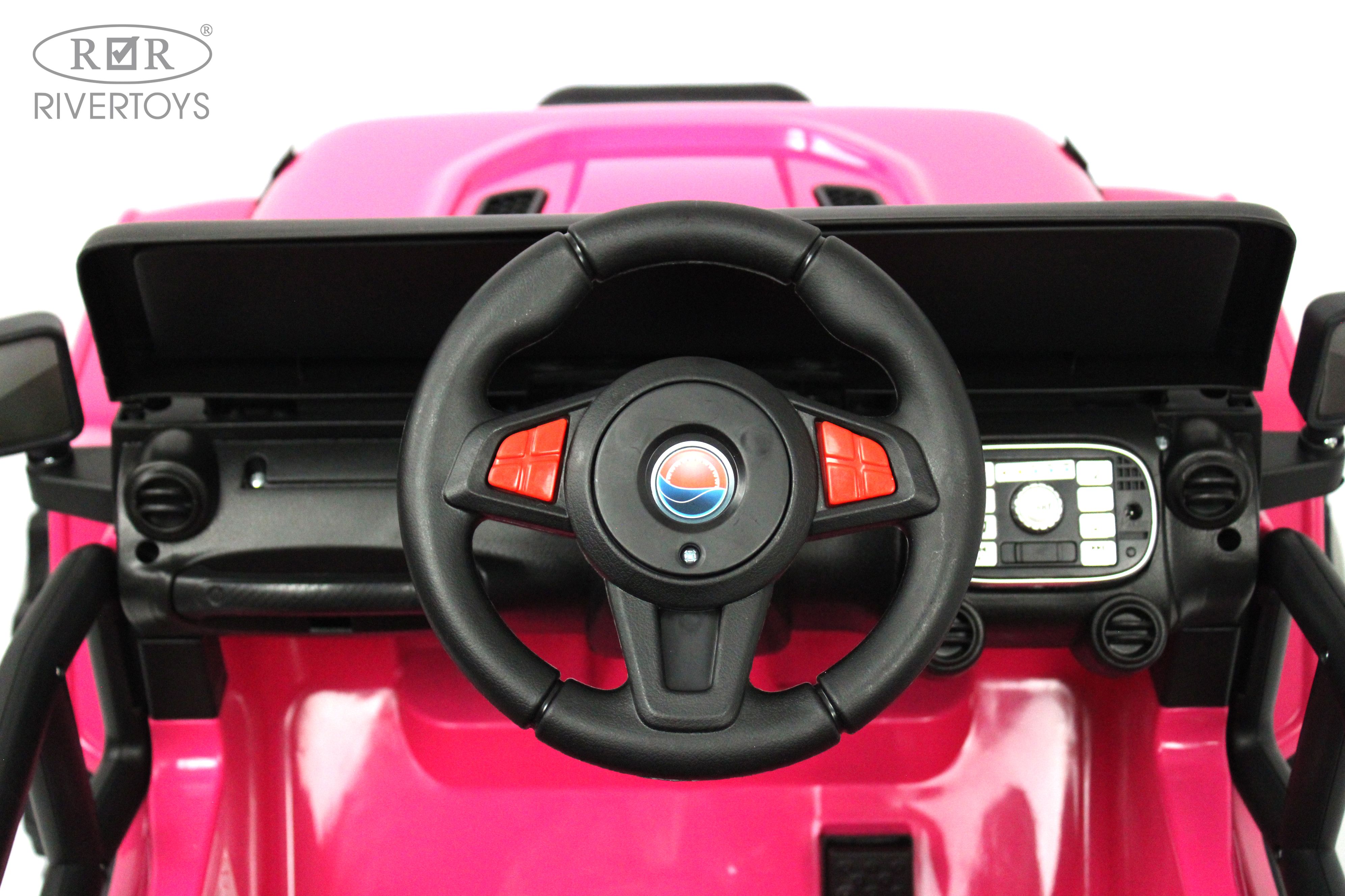 Электромобиль RIVERTOYS T222TT-4WD-PINK С пультом ДУ - фото 12