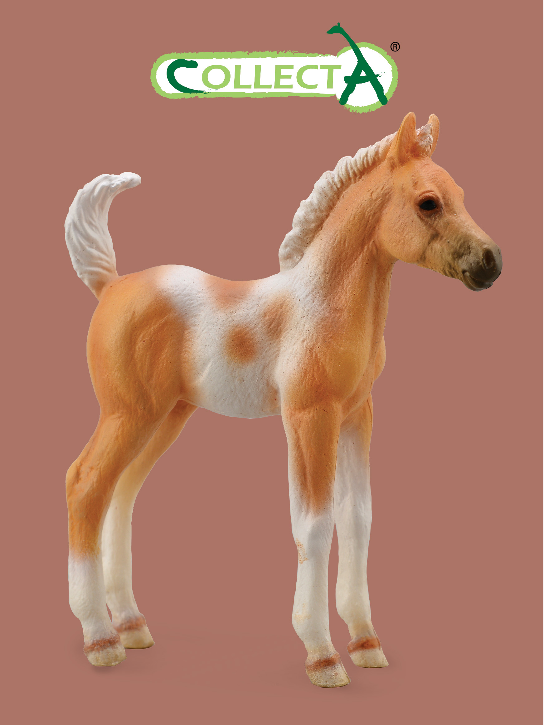 Фигурка Collecta Жеребёнок Пинто Паломино - фото 1