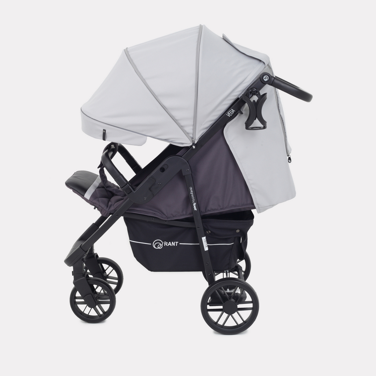 Коляска прогулочная Rant серый - фото 15