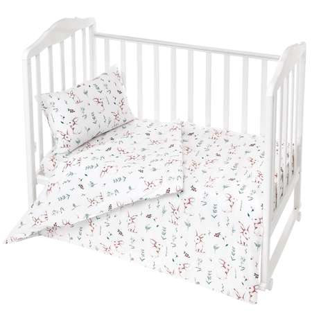 Комплект постельного белья Lemony kids Rabbit Белый 3 предмета