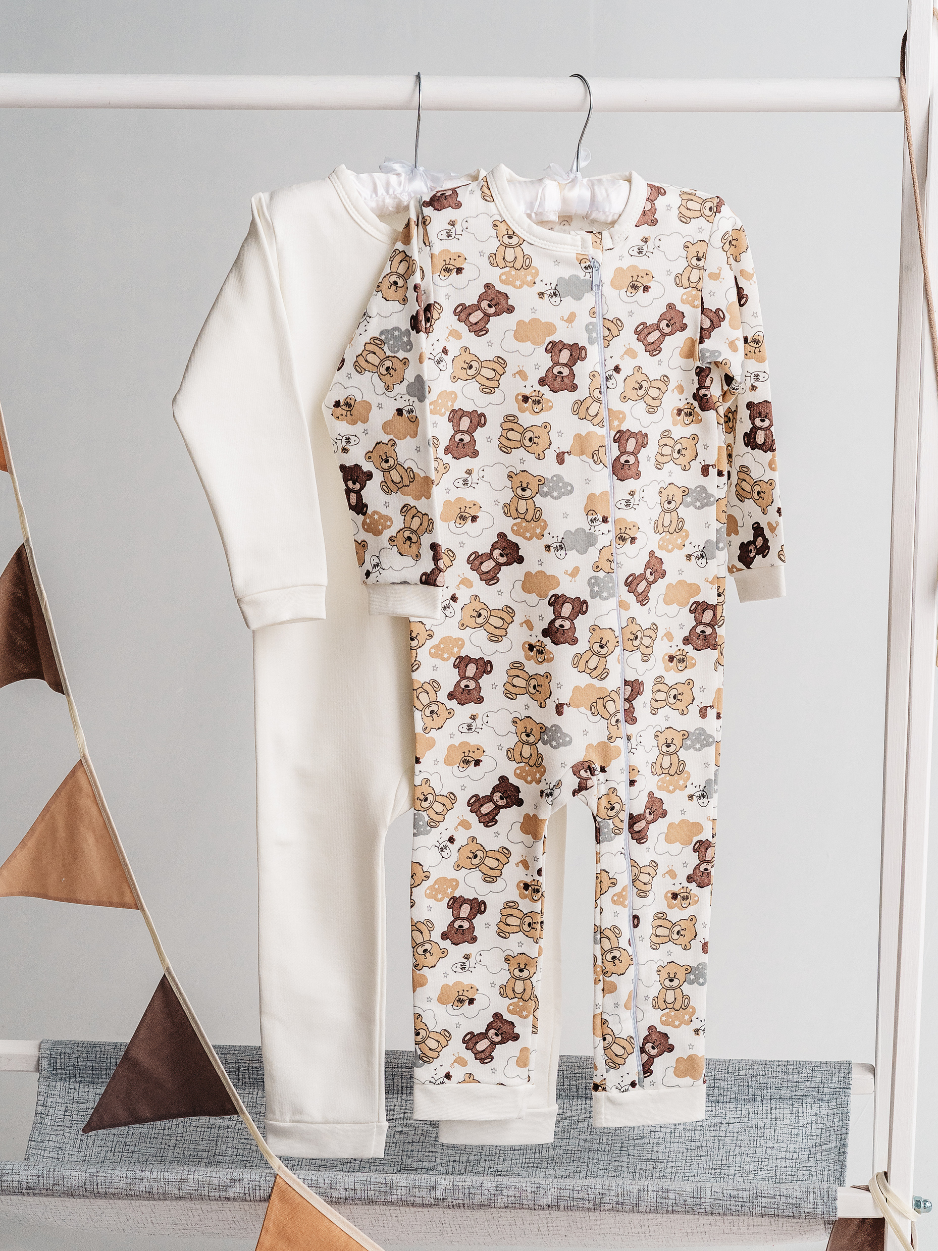 Комбинезон 2 шт TOPOTUSHKI ТКФ20471741фу - фото 1