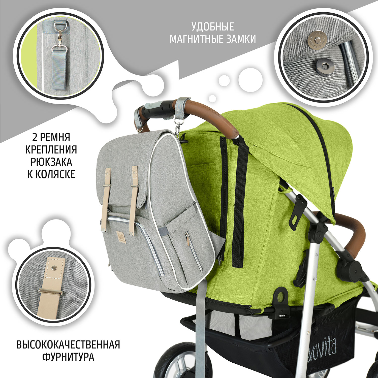 Рюкзак Nuovita CAPCAP rotta - фото 17