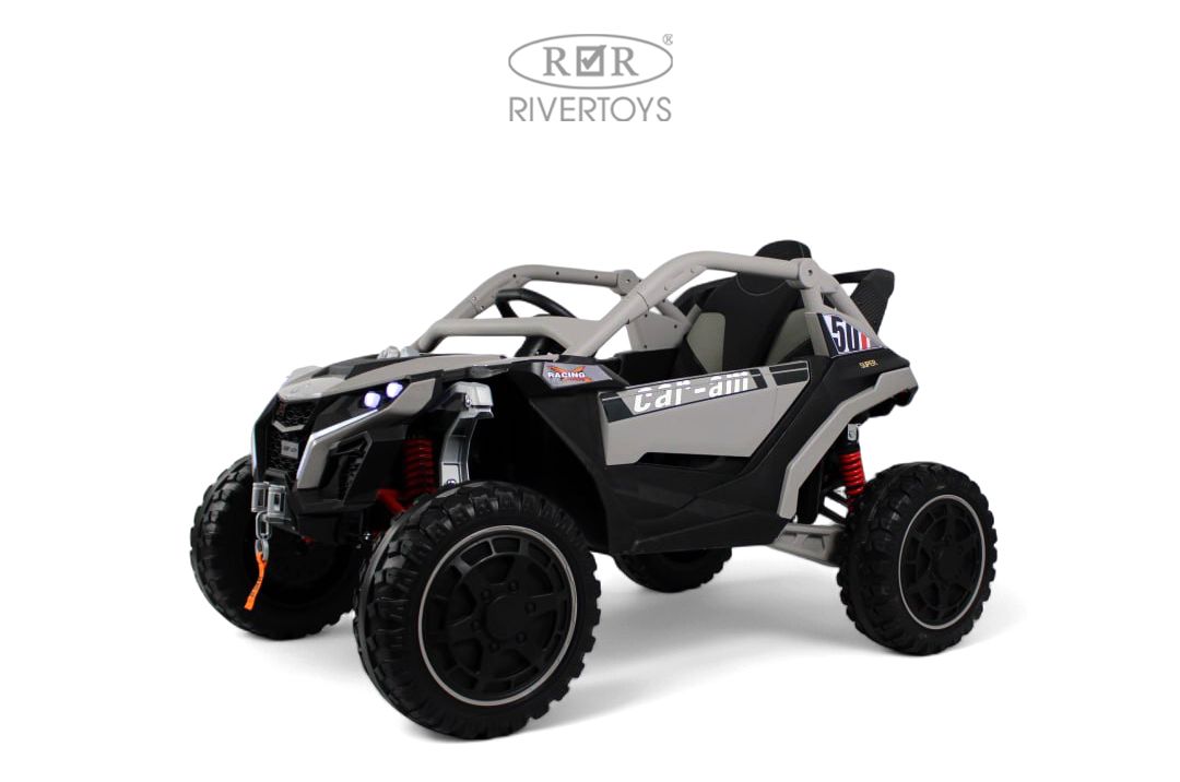 Электромобиль RIVERTOYS Z707ZZ-GREY С пультом ДУ - фото 1
