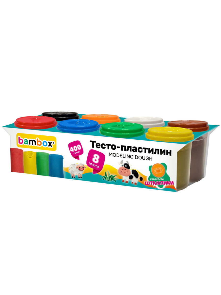 Тесто для лепки BAMBOX 8 цв. - фото 2