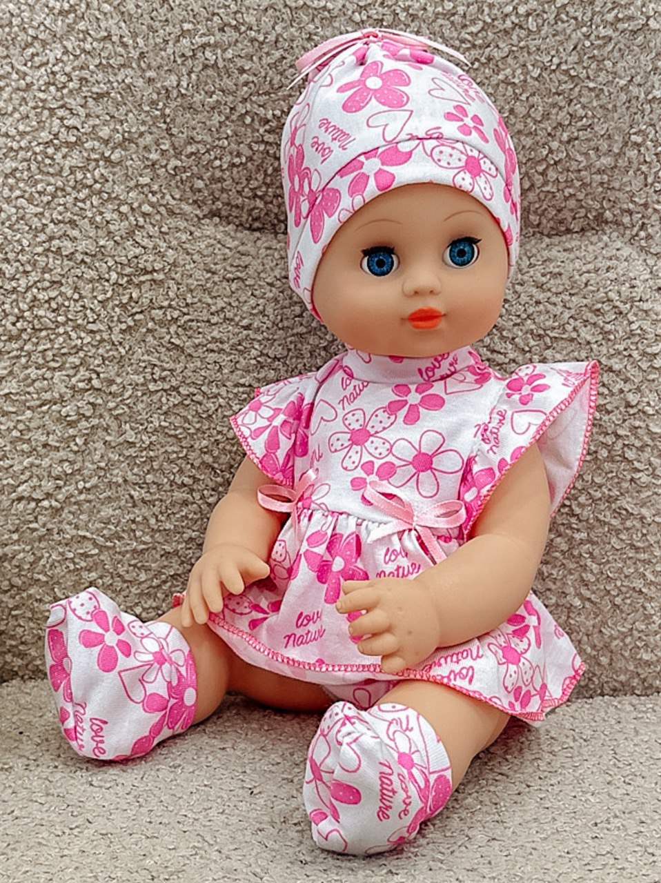 Кукла пупс СТРАНА КУКОЛ говорящая большая высота 35 см 15-С-4 - фото 22