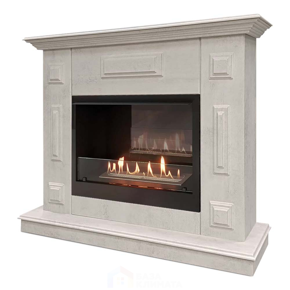 Каминокомплект Хорошие Камины Юпитер с очагом Firelight BFP/P-2520 мрамор - фото 2