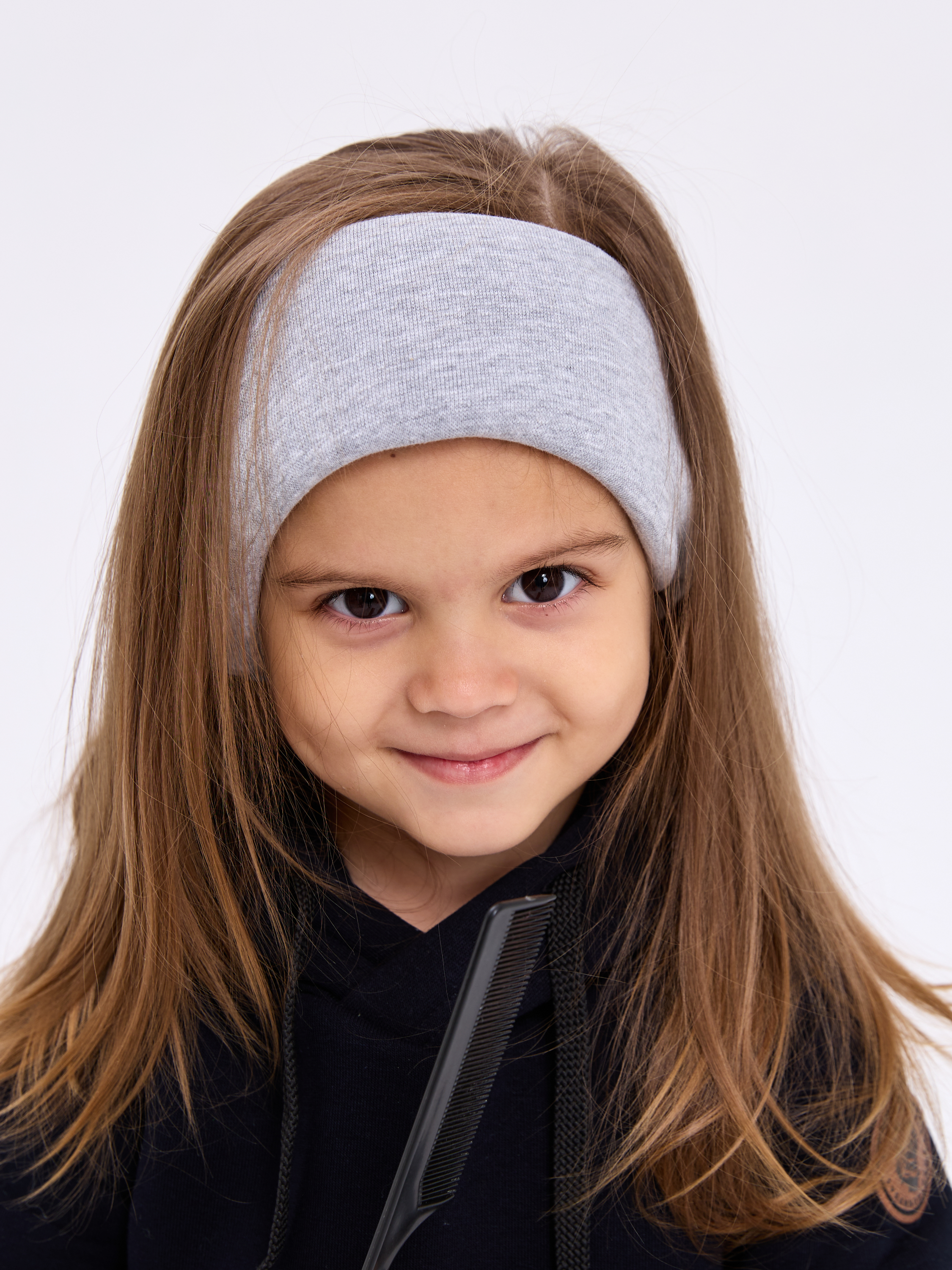 Шапка и снуд Лапушка 0256р сер. меланж - фото 16