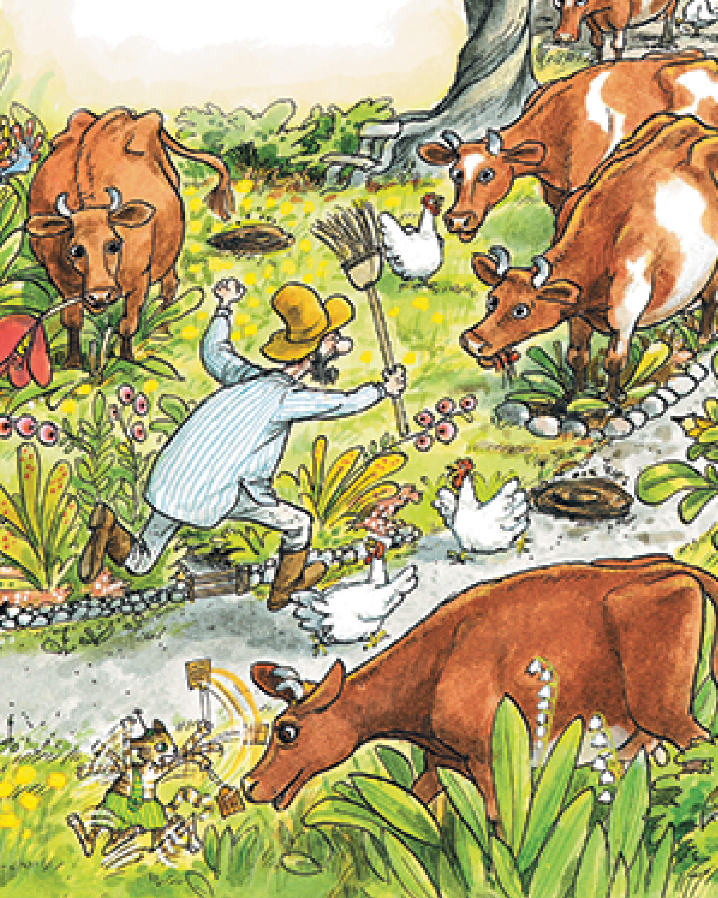 Книга ALBUS CORVUS Переполох в огороде - фото 6