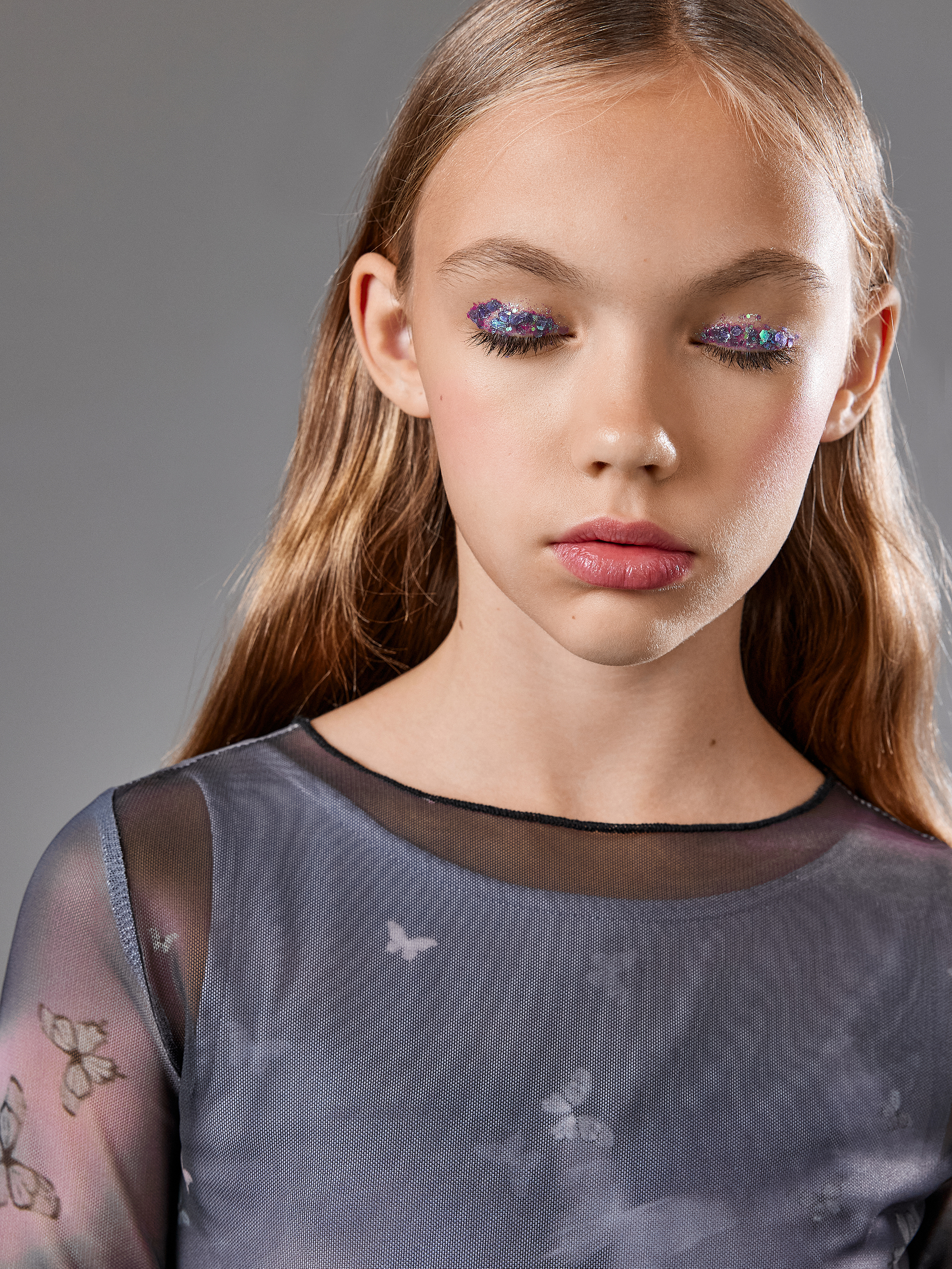 Глиттер-гель для тела Acoola пурпурный - фото 4