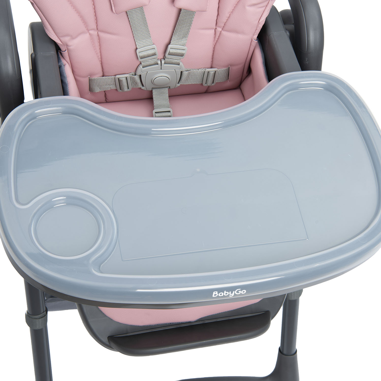 Стульчик для кормления BabyGo Sweet Meals Pink розовый - фото 15