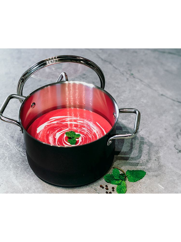 Кастрюля Silampos Comfort Glass Black - фото 2