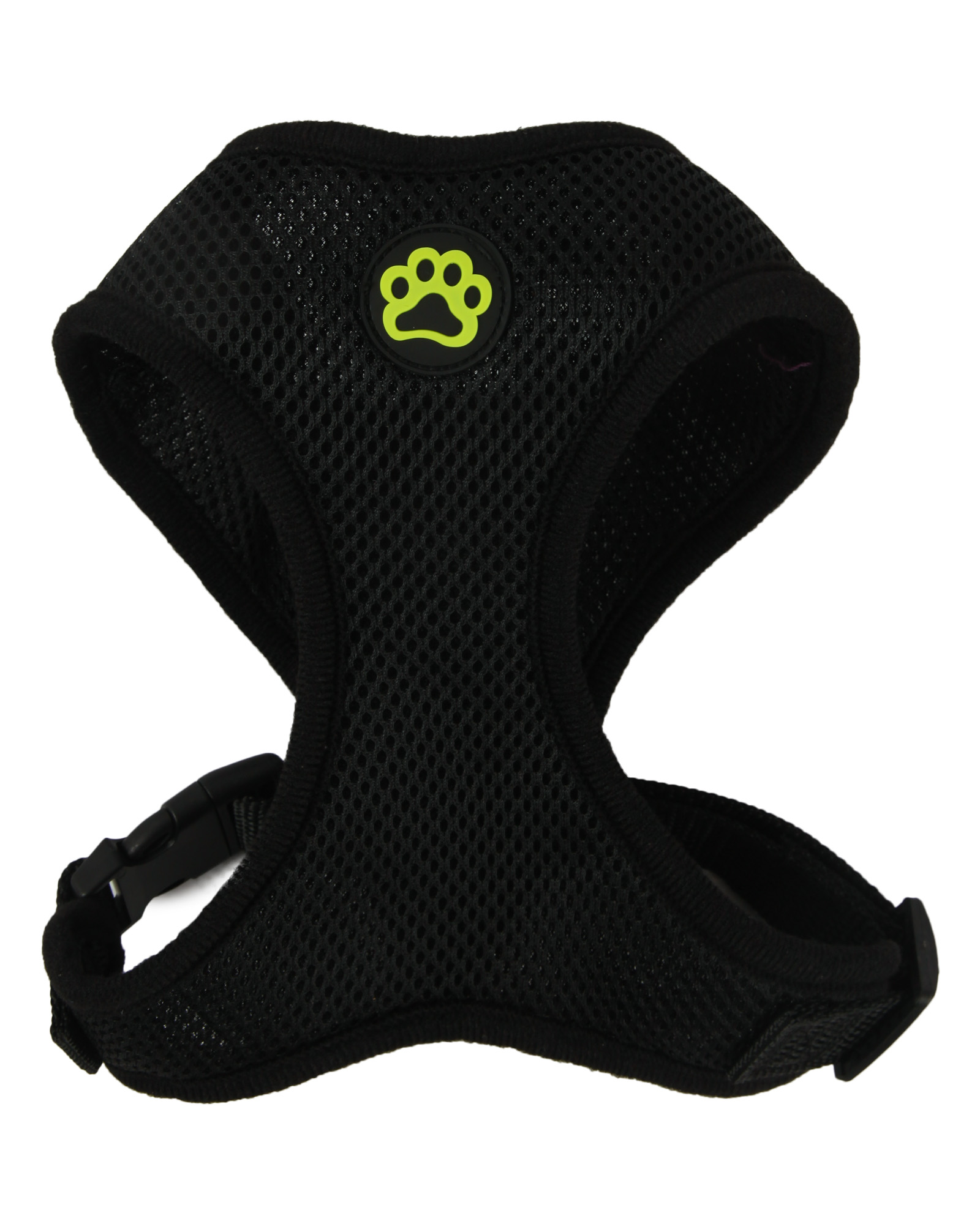 Шлейка-жилетка для собак Barbaks Чёрная сетка M шея 36см грудь 42-56см - фото 4