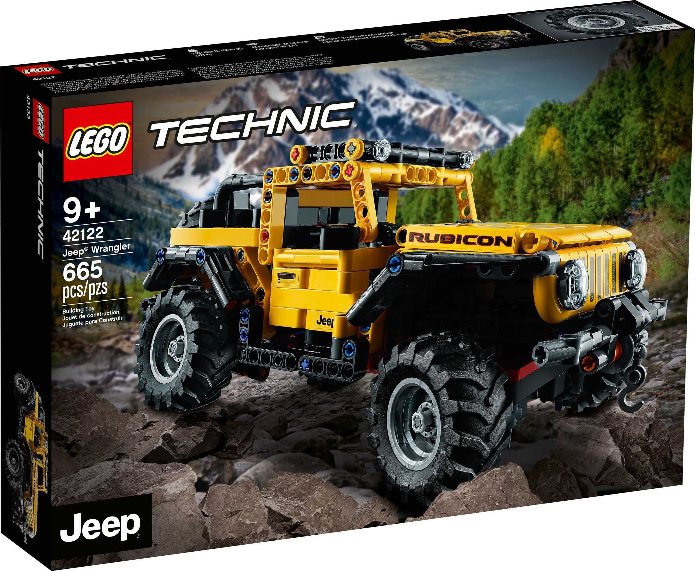 Изображение товара Конструктор LEGO Technic Jeep Wrangler 42122 для сборки реалистичной модели внедорожника Изображение товара Конструктор LEGO Technic Jeep Wrangler 42122 для сборки реалистичной модели внедорожника