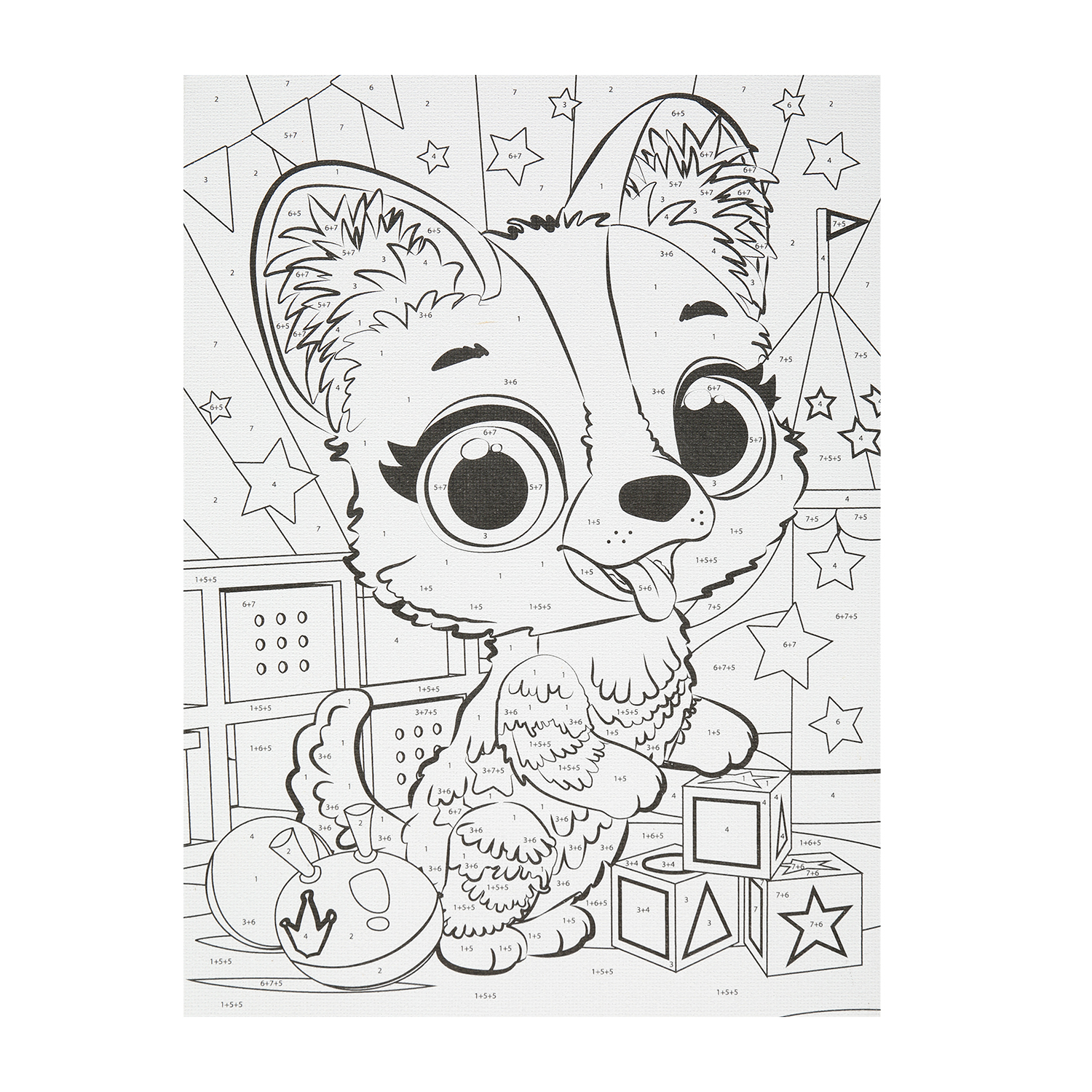 Картина по номерам Multiart Хаски - фото 3