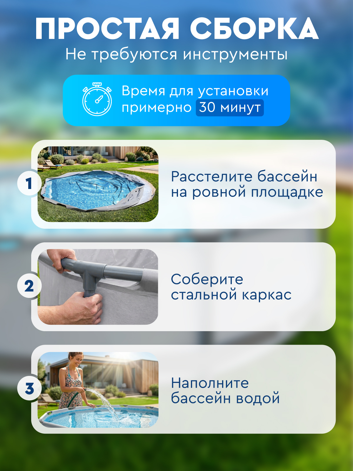 Бассейн Компания Друзей Каркасный - фото 4