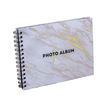 Фотоальбом iLikeGift White gold marble 20 листов