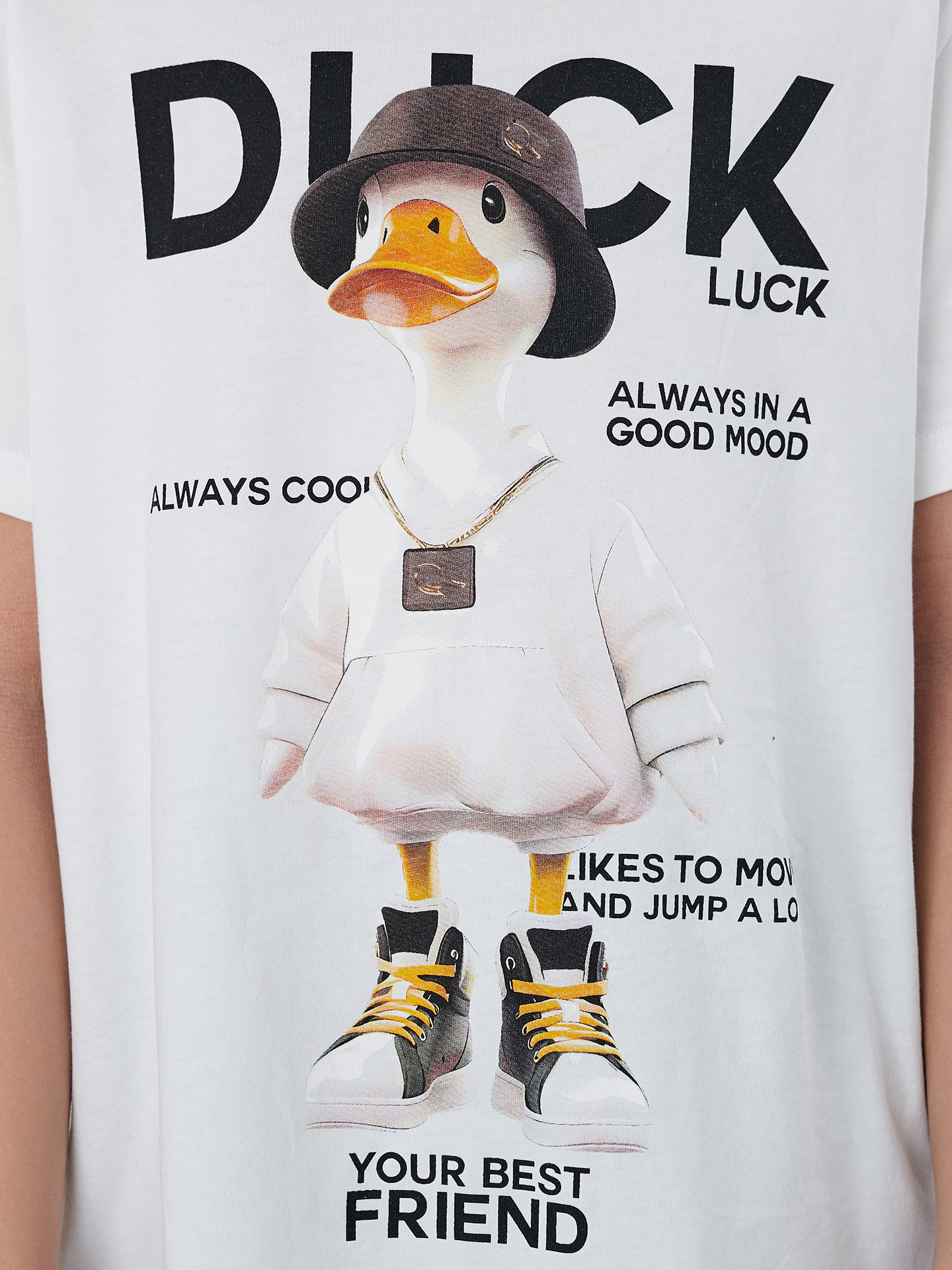 Футболка Mark Formelle (Марк Формэль) 113432/белый +печать6 - фото 5