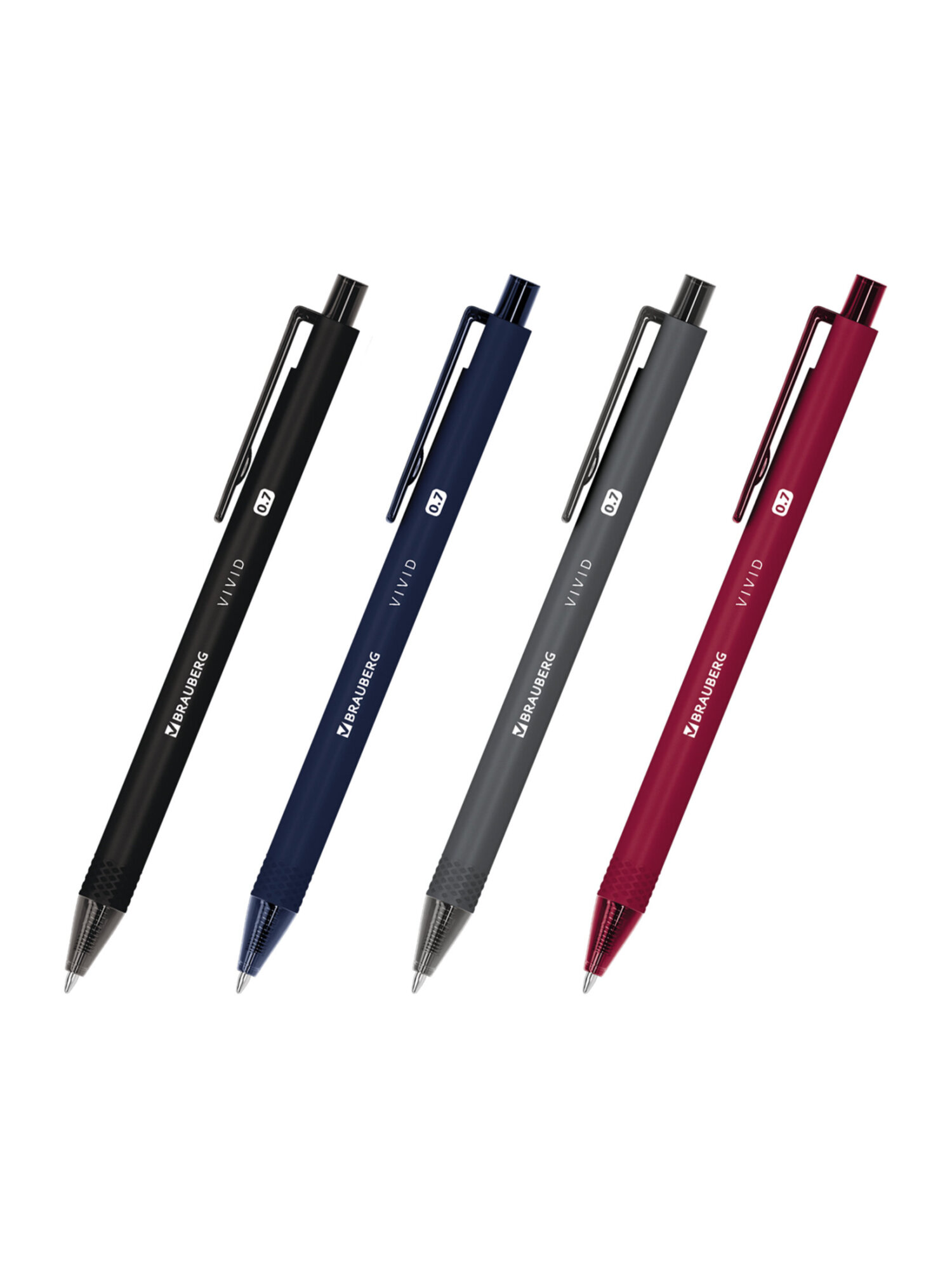 Ручка шариковая Brauberg 4 шт. - фото 3
