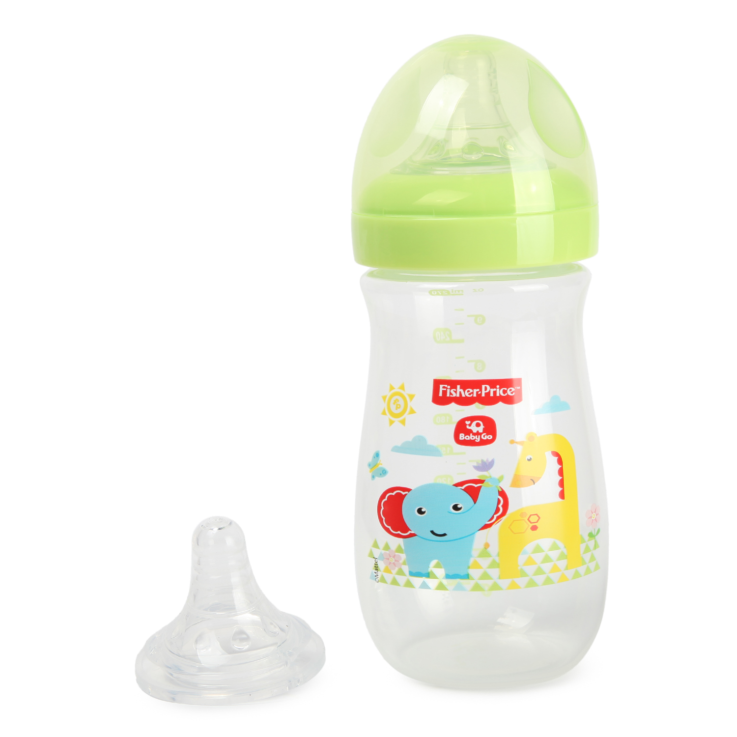 Бутылочка BabyGo Fisher Price 270 мл - фото 1
