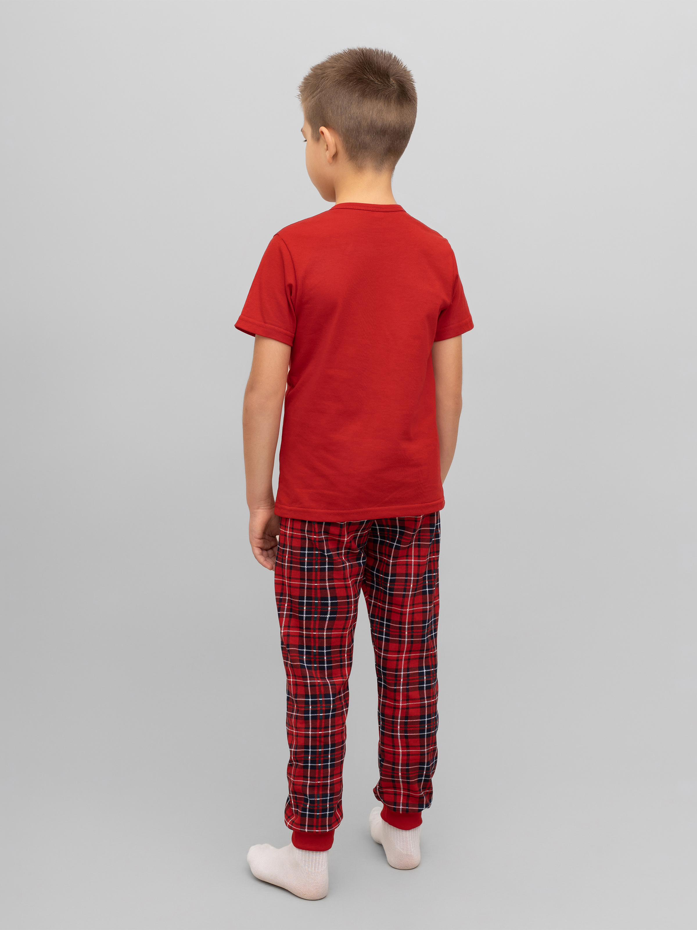 Пижама Утенок 827п красный гномы - фото 34