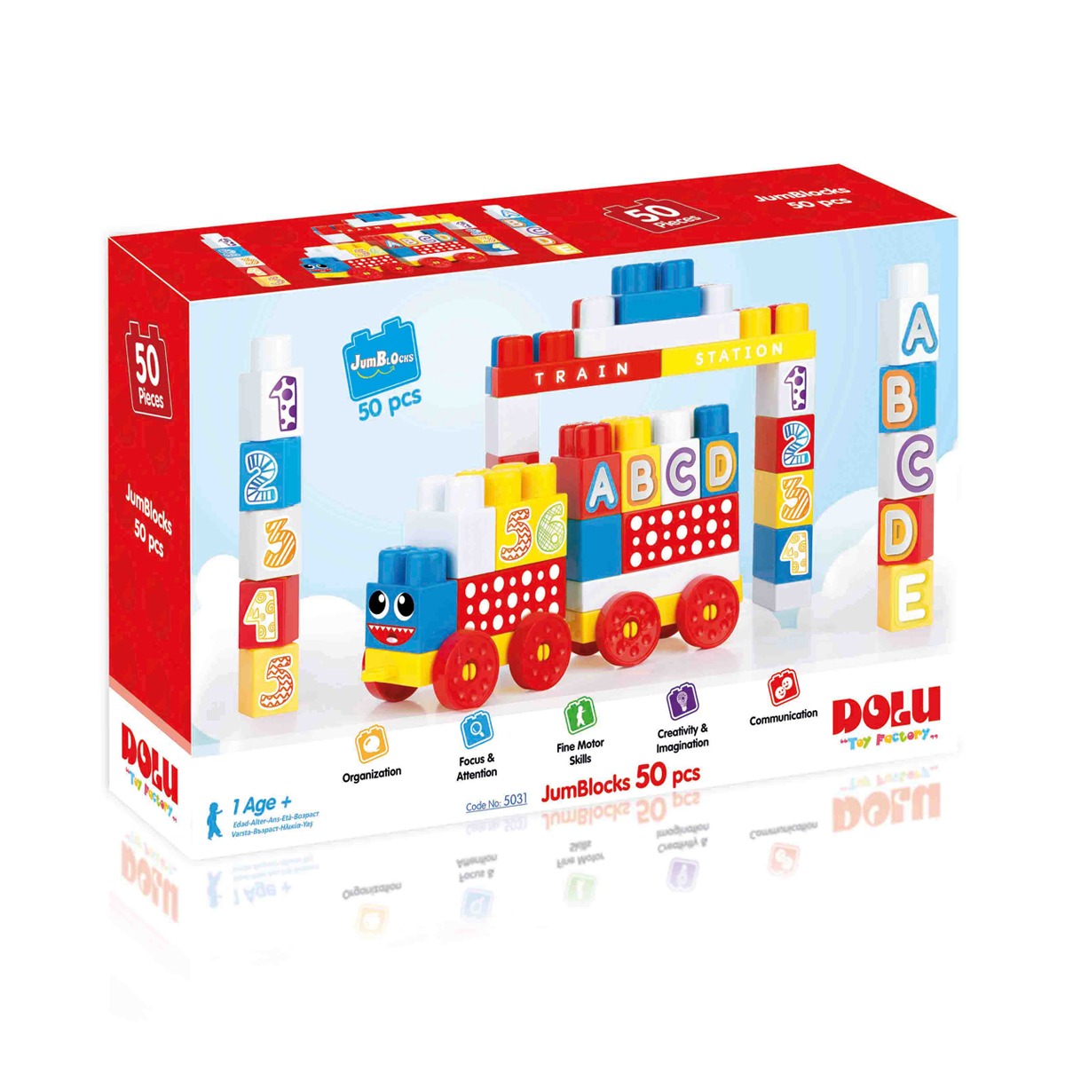 Конструктор Dolu 50 дет. - фото 2