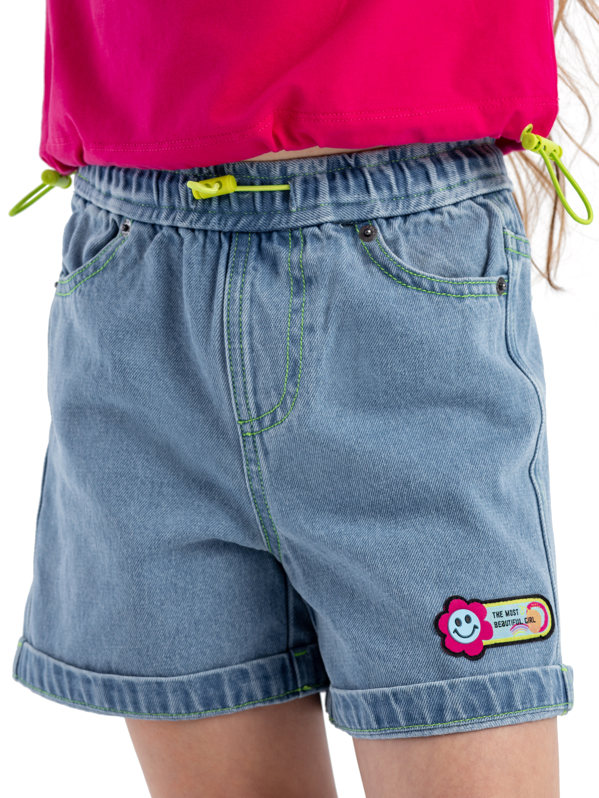 Шорты джинсовые Kapika LKGCH05-Z2 - фото 5