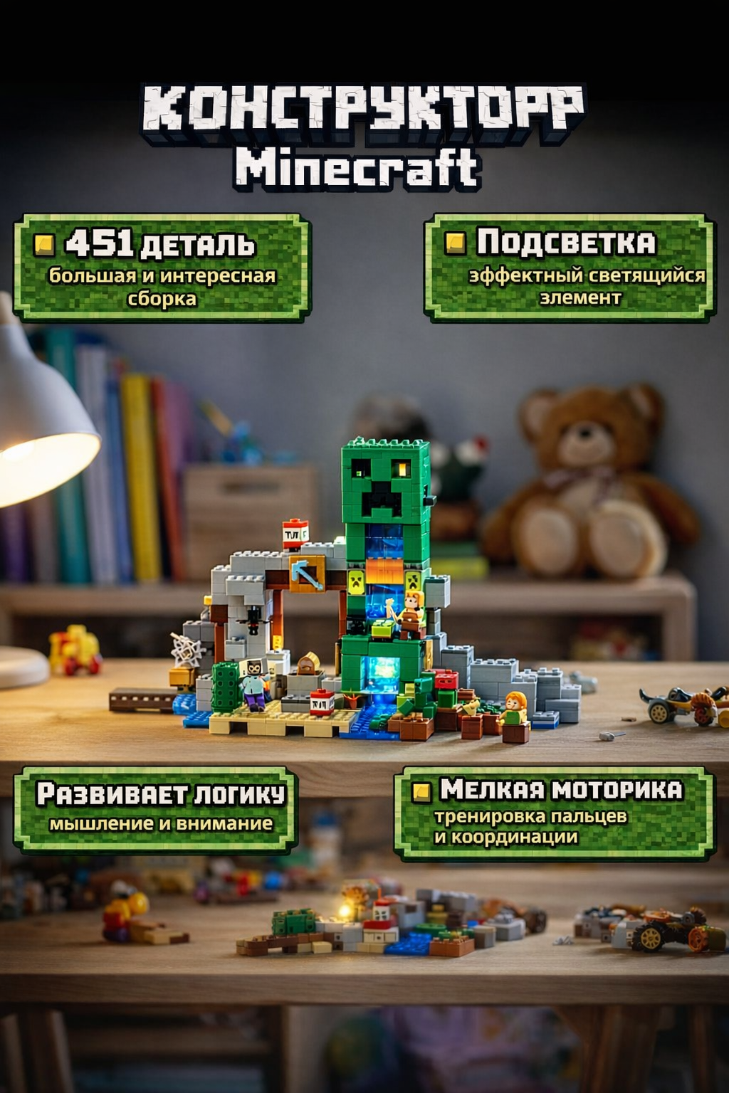 Конструктор BalaToys 451 дет. - фото 2