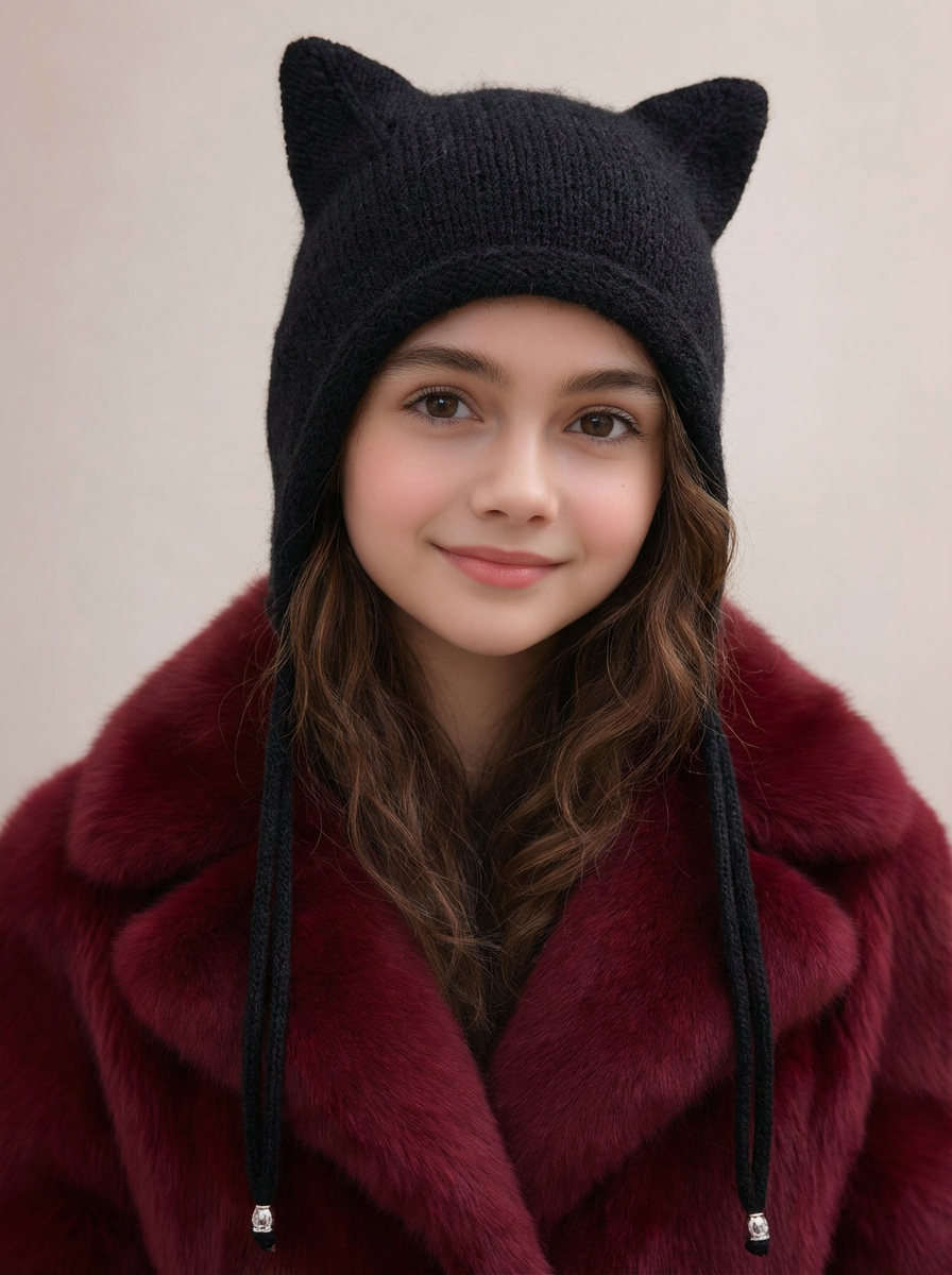 Шапка Wloo чепчик-кошка - фото 1