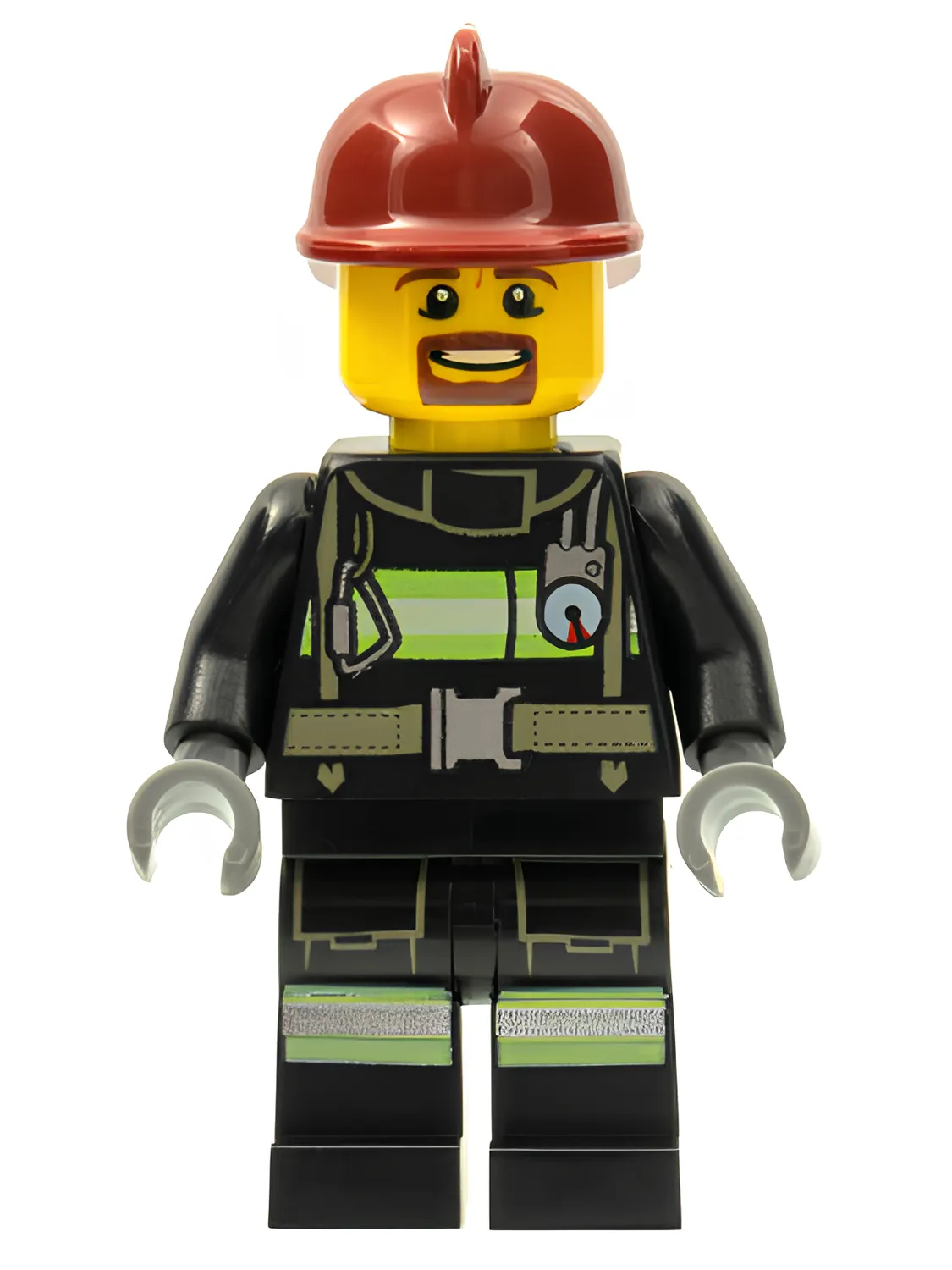 Изображение товара Фигурка LEGO Fire Reflective с отражающими полосами и каской Изображение товара Фигурка LEGO Fire Reflective с отражающими полосами и каской