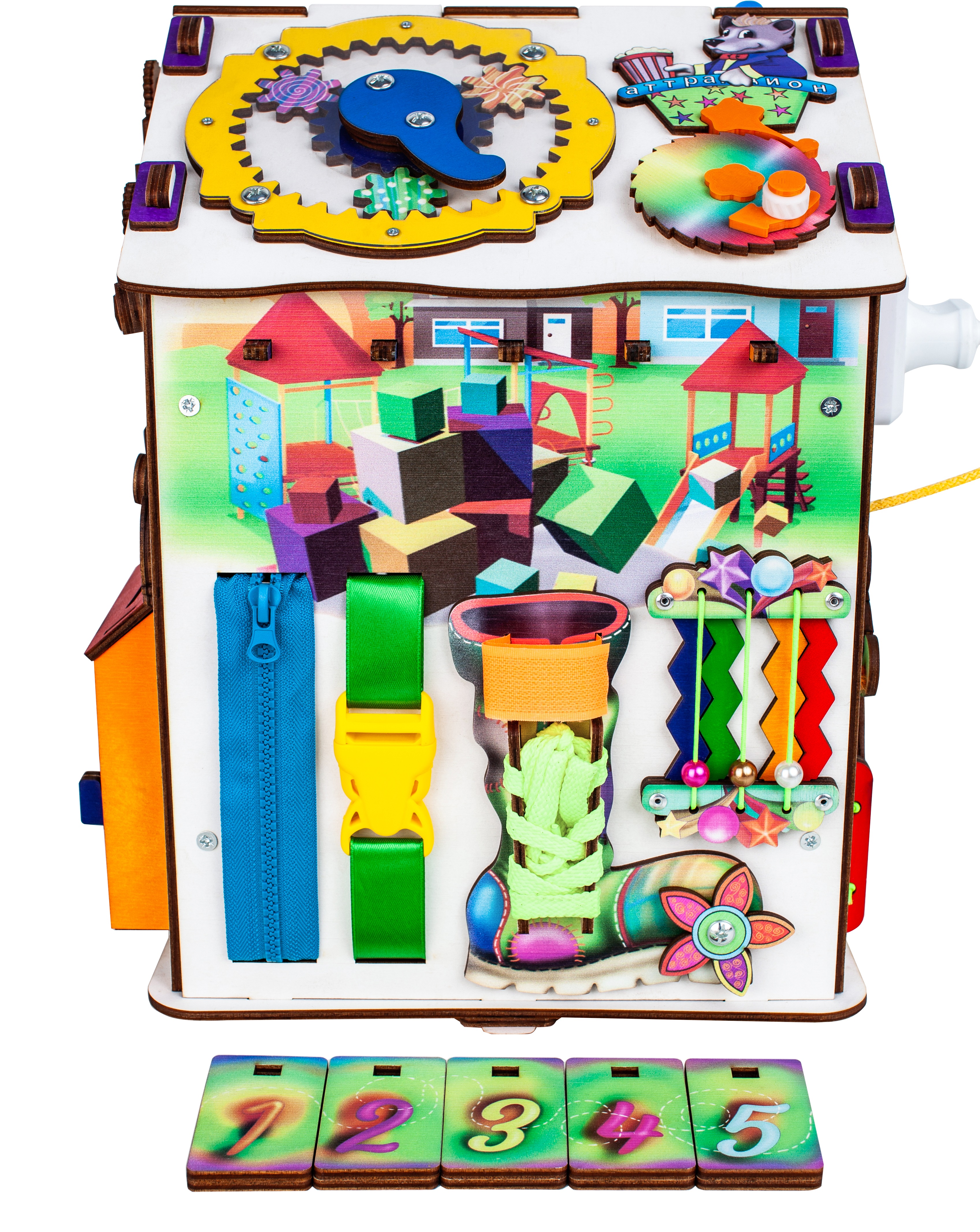 Игрушка Jolly Kids бизиборд Карусель - фото 5