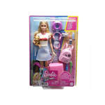 Кукла модельная Barbie Дорожный набор со Щенком