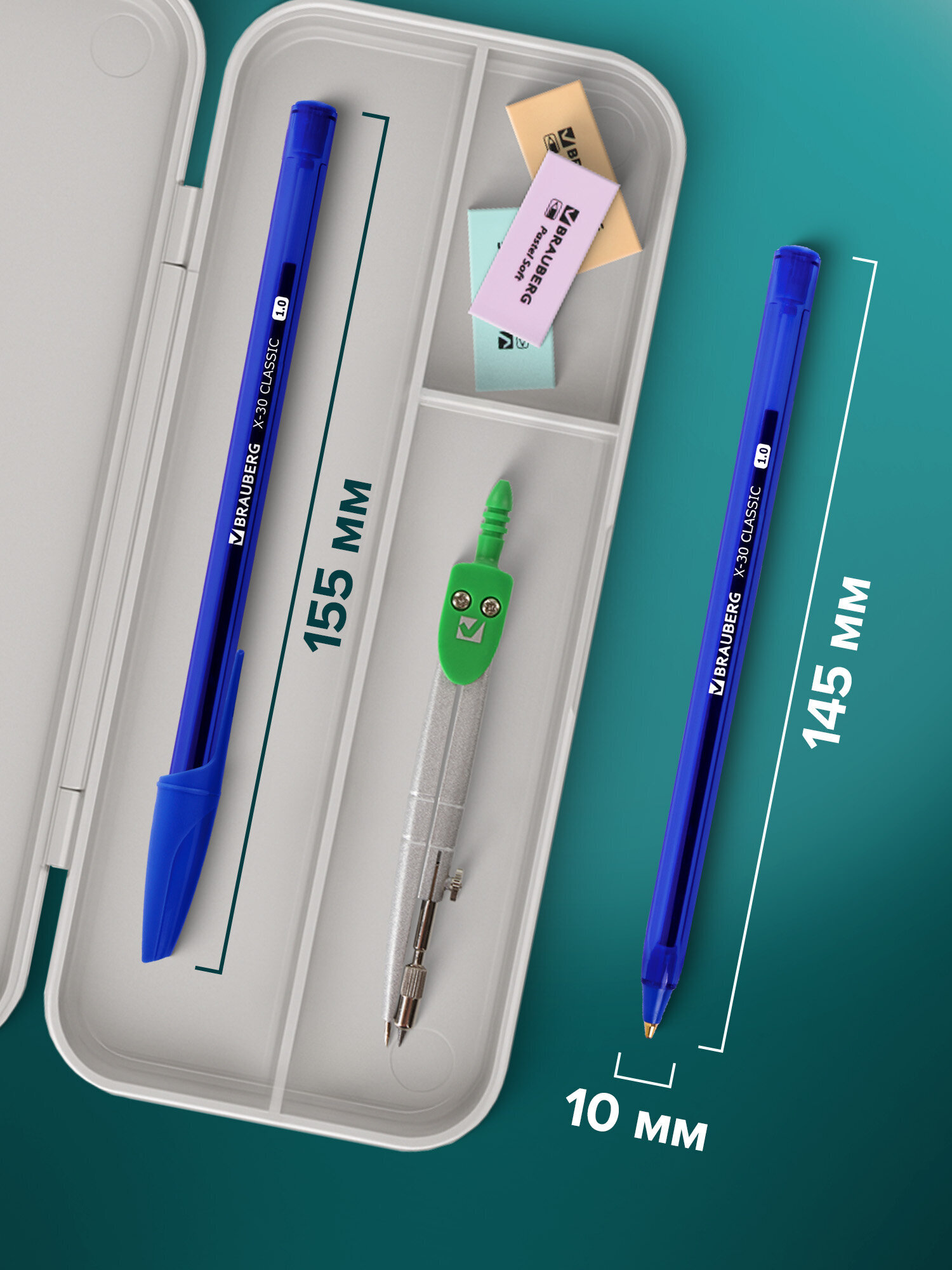 Ручка шариковая Brauberg - фото 4