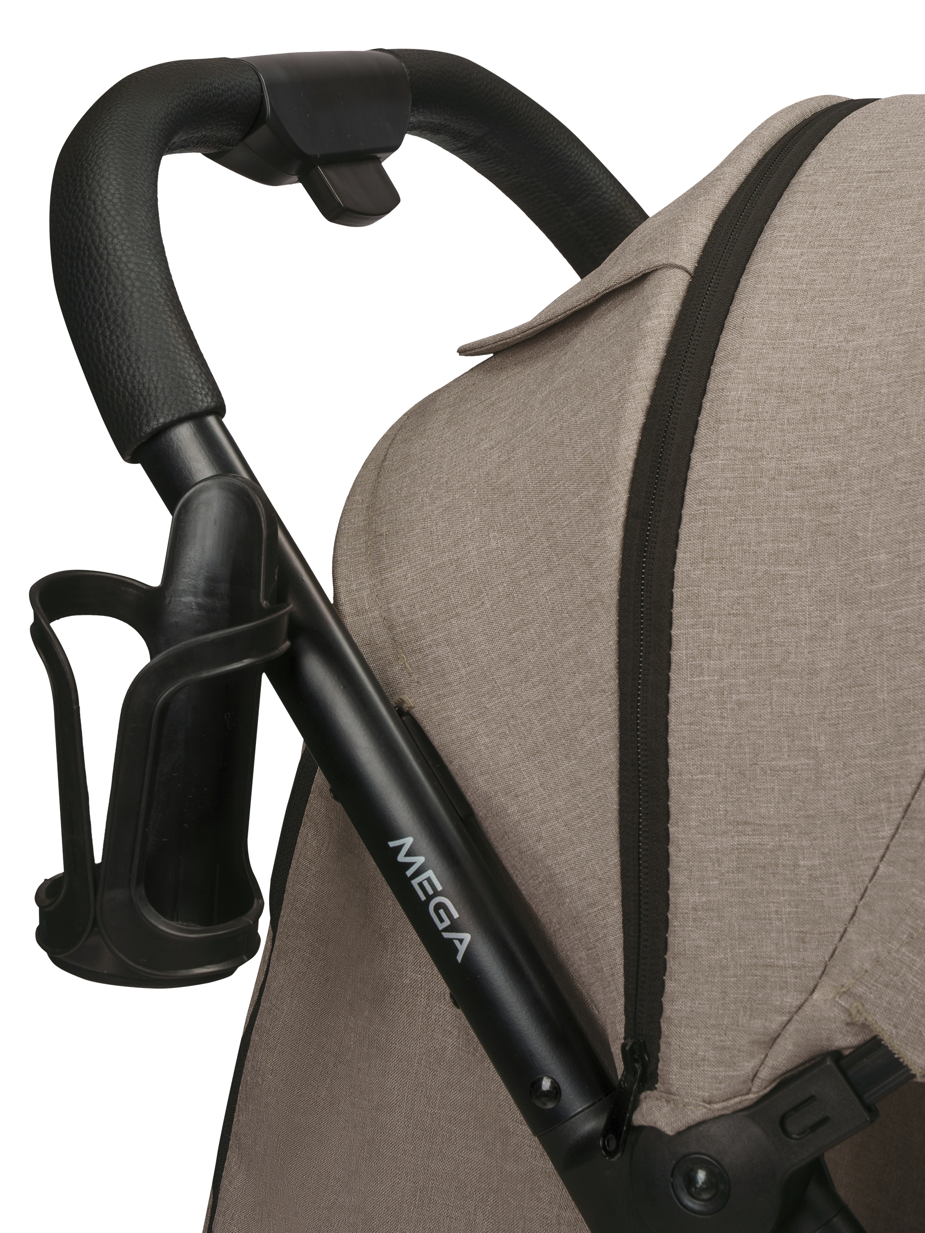 Коляска прогулочная Indigo Mega бежевый - фото 18